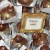 Brigadeiro Trufado Preto e papel ouro